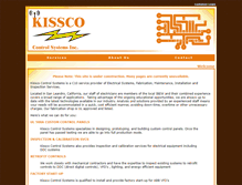 Tablet Screenshot of kisscocontrols.com